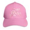 Falling Pink Sakura Cherry Blossom Branches On White Baseball Cap Hat Unisex Luxury Hat Unisex Derby Hat Hats Women Unisexs