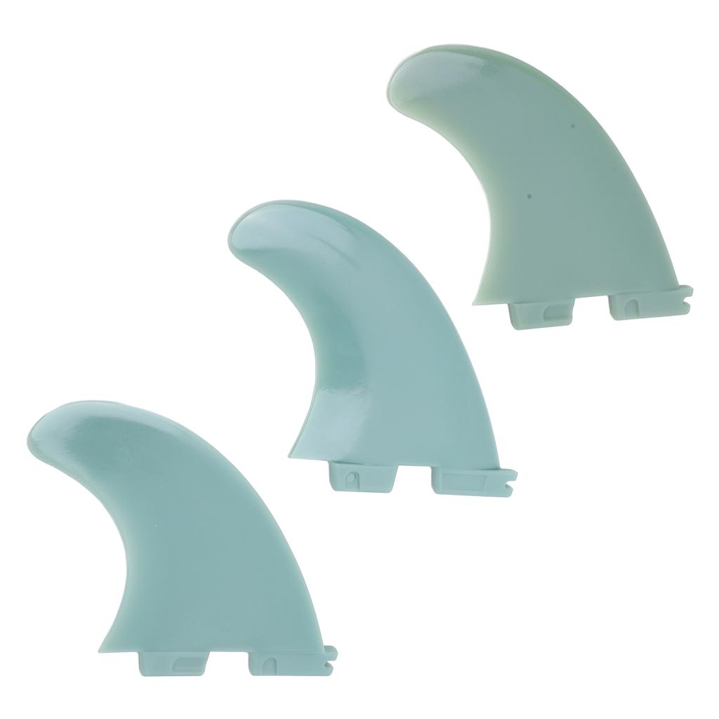 3pcs Surfboard Fins PVC Surfing Thruster Fin Set for Longboard Paddleboard Tail Accessories