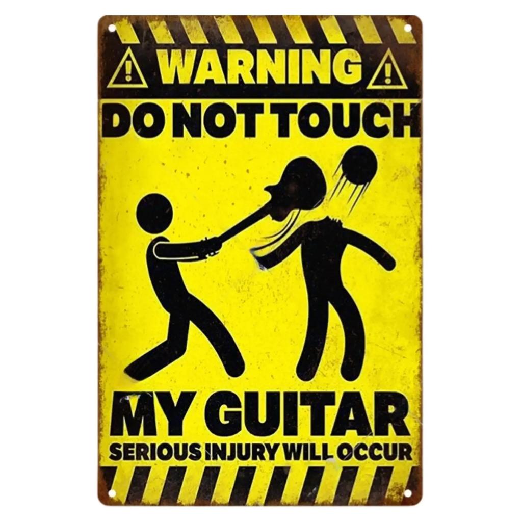 Vintage Caution Notice Zone Sign Metal Plate Warning Children Vedio Retro Plaque For Man Cave Garage Danger Door Wall Decor