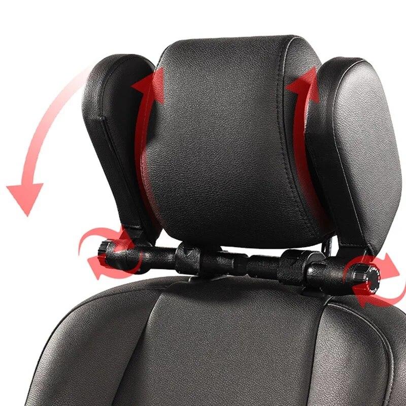 Car Neck Headrest Pillow Cushion Car Seat Memory Foam Pad Sleep Side Head Telescopic Support On Cervical Spine for Adults Child
