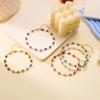 Bohemian Lucky Turkey Evil Eye Anklets for Women Colorful Red Blue Eye Metal Chain Ankle Bracelet Summer Beach Foot Leg Jewelry