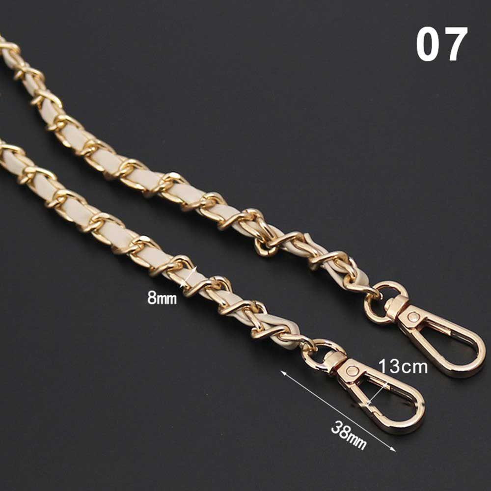 Replaceable Bag Parts Crossbody Bag Belt Metal Purse Strap hardware Bag Chain Leather Bag Strap