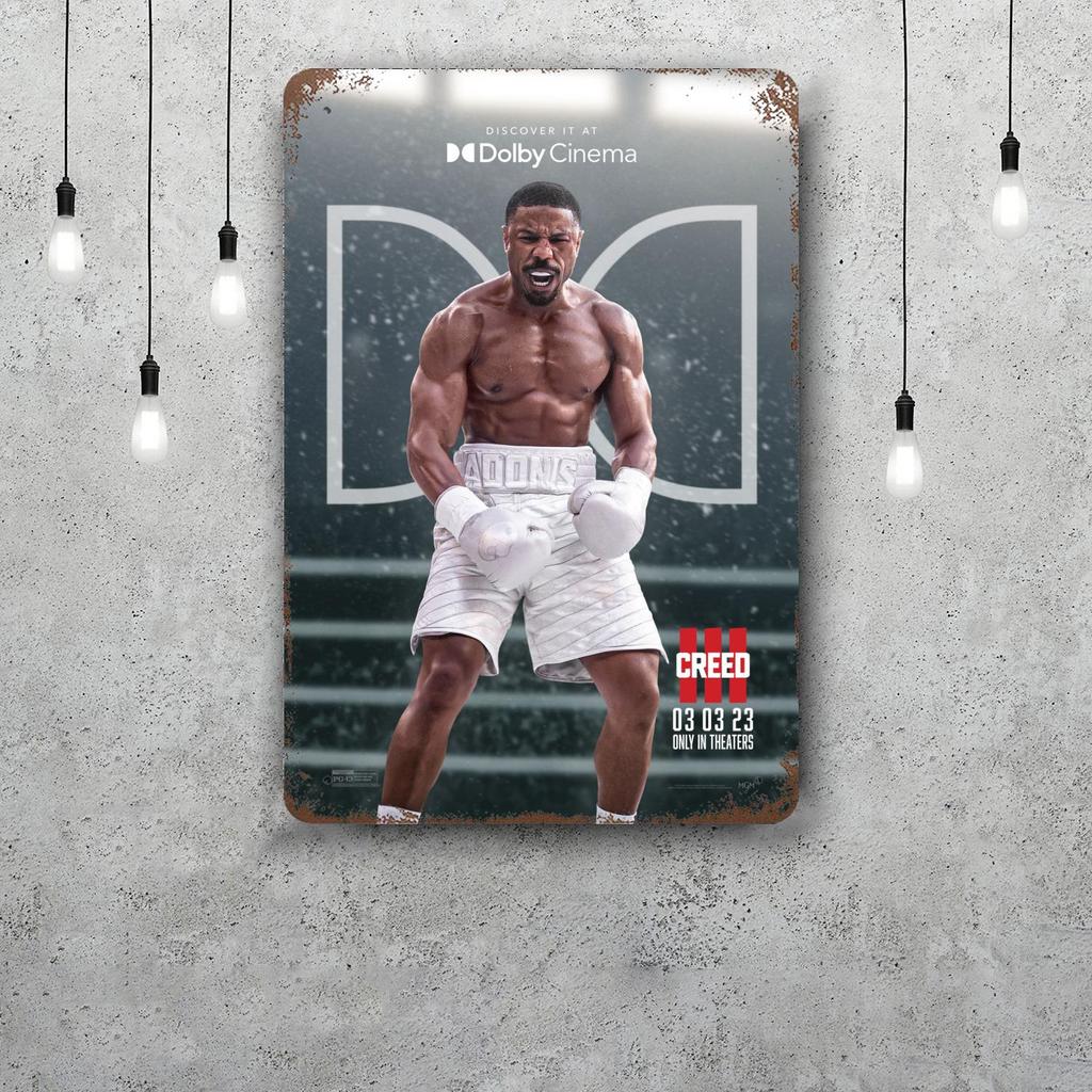Creed III Creed II Metal Signs wall decor Vintage Tin Signs Captain Metal Poster Decor for Bar Pub Club Wall Decoration