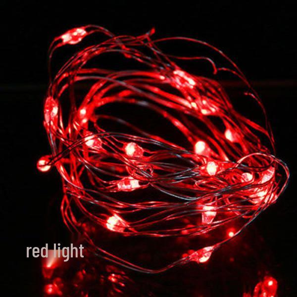 LED Copper Wire String Lights with Bubble Ball Decorations - 3AA Battery Powered for Christmas and Holiday Displays, Flashing Fairy Lights.