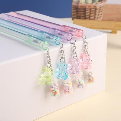 1 Stück löschbarer Gelstift Drifting Bottle Bär Anhänger Schule Bürobedarf Kreative süße schöne Stifte