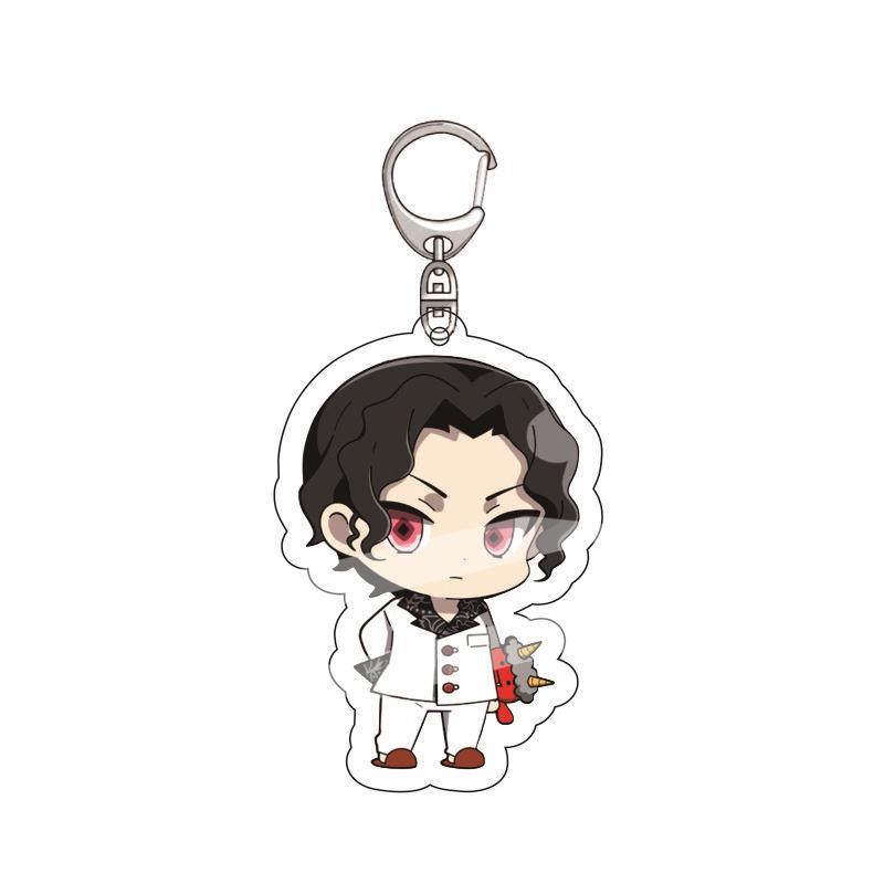 Anime Demon Slayer Acrylic Keychain Tanjiro Kamado Nezuko Zenitsu Inosuke Hashira Pendant Cosplay Perfect Gift for Fans Collection