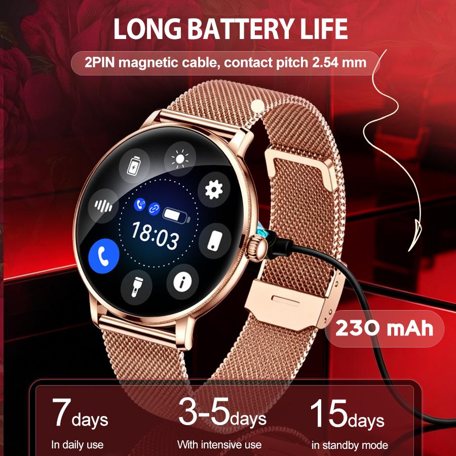 1.19 inch 390*390 Smart Watch 100+ Training Fondos de pantalla personalizados Bluetooth call Smartwatch Men IP68 Waterproof Watch For Android IOS