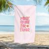 1pc Assorted Summer Beach Towels with Fun Prints & Striped Designs Perfect choice for beach vacation party gifts