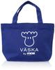 VASKA by Moz Tote Bag, Unisex, Lightweight Canvas Mini Tote, Small and Medium Sizes, Eco Bag, Lesson Bag, VZHE-01 (Royal Blue)