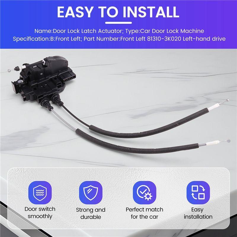 Powerful Car Door Lock Actuator Door Lock Latch Motor For Hyundai Sonata 2.4L L4-Gas 3.3L V6-Gas 2006-2007