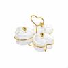 Heart Shaped Snack Box Set Dustproof Multi Compartment Serving Platter Compartmentalized Design