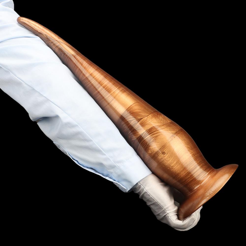 PVC Extra Long Anal Plug Dildo Sex Toy Masturbator for Men and Women Strap On Penis Realistic Dick