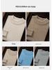 Herren Halbhoher Kragen Dicker Strickpullover - Einfarbig, Langarm, Herbst/Winter Stil