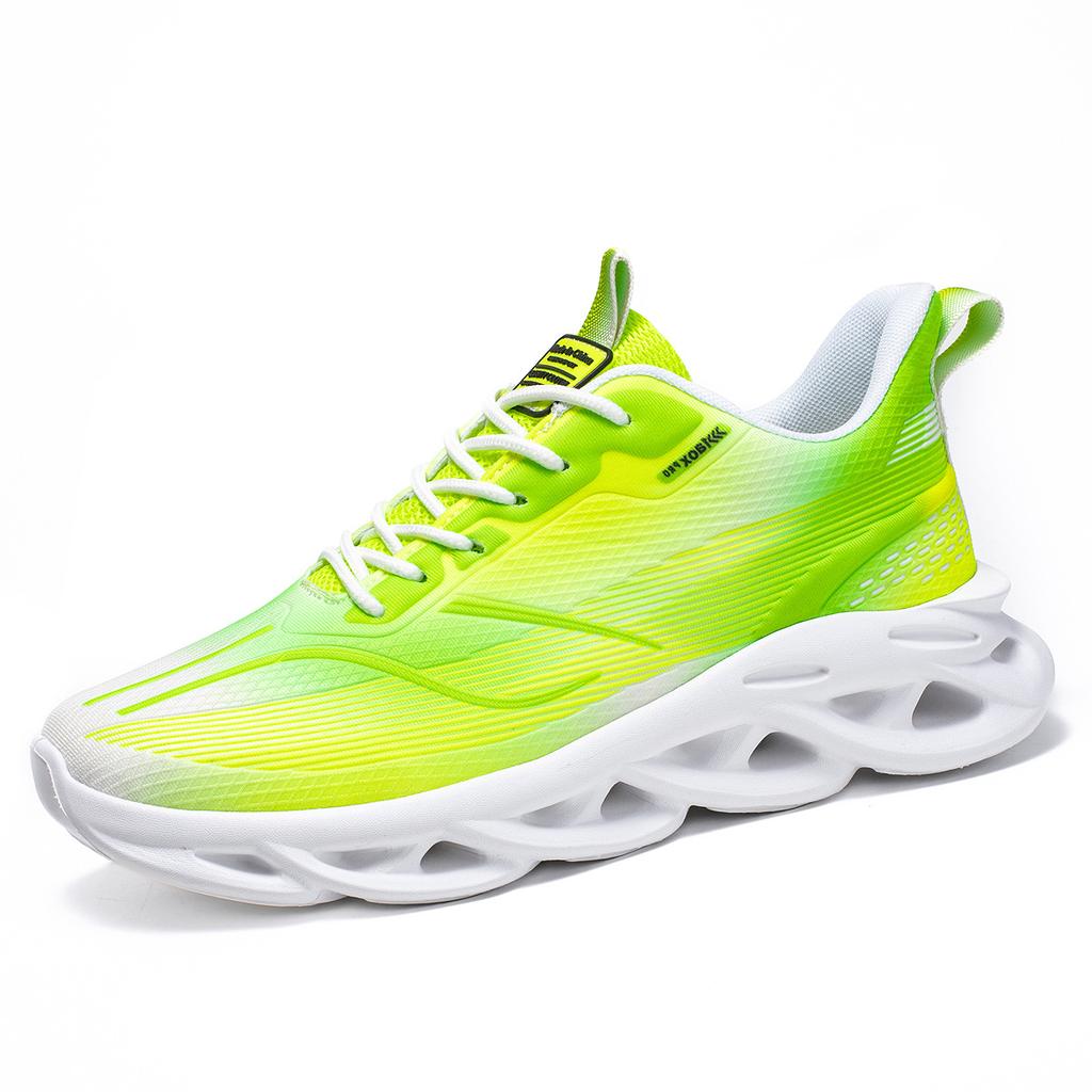 New Large Size Twist Sole Sneakers Low Top Color Matching Casual Shoes Mesh Breathable Running Shoes