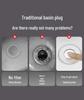 Stainless Steel Pop-up Sink Stopper & Anti-odor Drain Filter