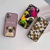 Cute Pug Dog Case for Samsung M55 M35 M15 A02 A05S A05 A06 A15 A12 A13 A10 A16 A20 A22 A24 A25 A30 A31 A32 A33 A35 A42 A50