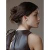 Niche Style Normcore Stylish and Unique French Retro Easy Matching Silver Inlaid Pearl Grace Fashion Non-Pierced Ear Bones Ear Clip