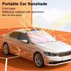 Magnetyczna Osłona Przeciwsłoneczna na Przednią Szybę Samochodu Ochrona UV Uniwersalna dla SUV Auto Osłona na Przednią Szybę