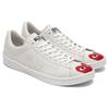 Comme Des Garçons Play X Converse Pro Leather Durable Breathable Low-Top Skate Shoes Unisex Sneakers White Red 34201320