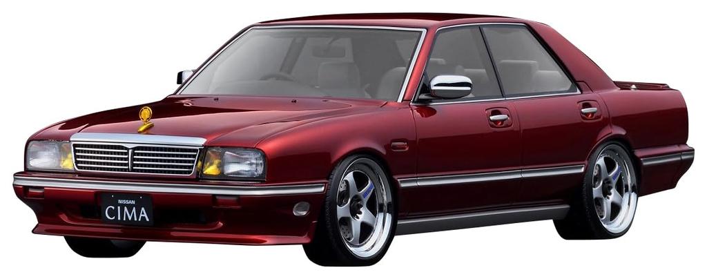 Ignition Model NISSAN CEDRIC CIMA Wine Red Finished Model IG3905 TK.Company 1/18 (Y31)