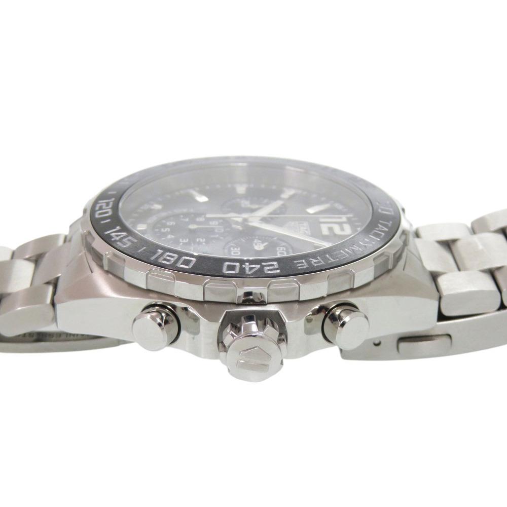 Used AUTHENTIC TAG HEUER CAZ1011 Formula 1 Gray Silver SS Ceramic Quartz Wristwatch