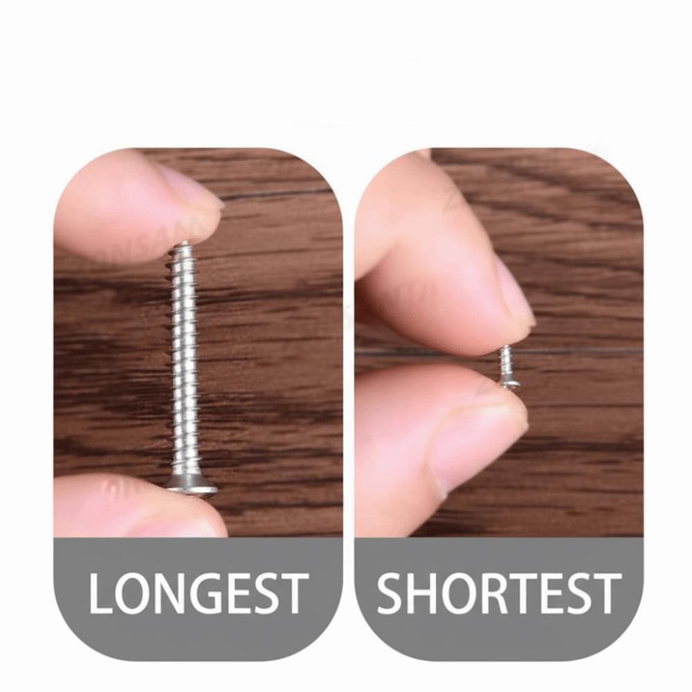 Cross Phillips Self-tapping Screws 304 Stainless Steel Wood Screws  Furniture Assembly