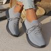 Frühling Neue Frauen Mesh Atmungsaktiv Casual Lace-up Vulkanisierte Schuhe Damen Plattform Einzelnen Turnschuhe Plus Größe 43 Weibliche Wohnungen