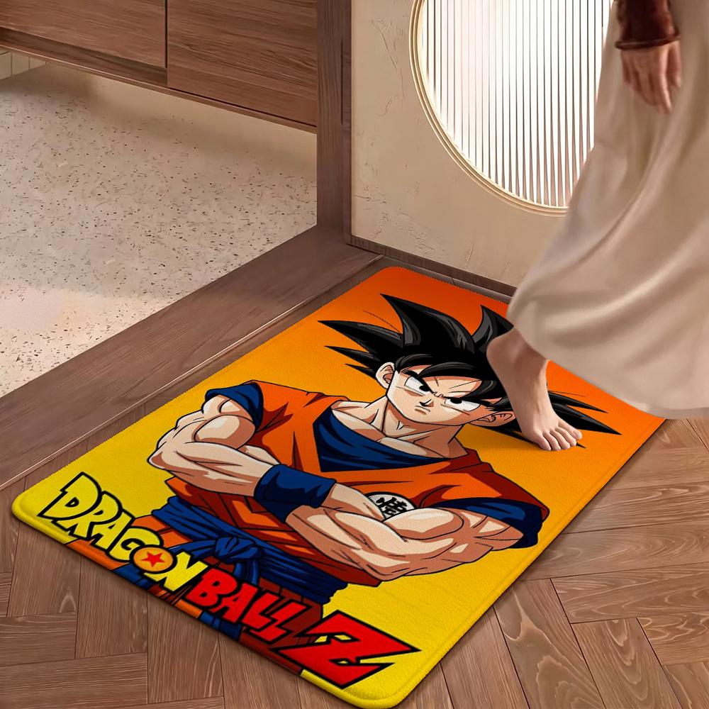 Super Saiyan Goku Patterned Rug Allseason Carpet For Kids Bedroom Play Area Home Decor Valentine'S Day Gift