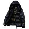 New Black and Gold Down Jacket Short Thickened High-end White Goose Down Men's and Women's Couples Series Big-name Anti-season Jacket