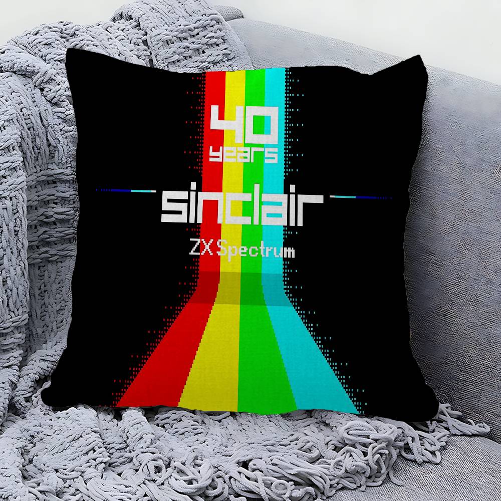 

Ретро Sinclair Zx Spectrum 45*45см Наволочка Декоративная Наволочка для Подушки Домашняя Наволочка для Подушки на Диван 30cmx30cm