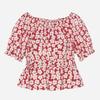 Thursday Island Women Shirring Point Flower Blouse T264mbl277w
