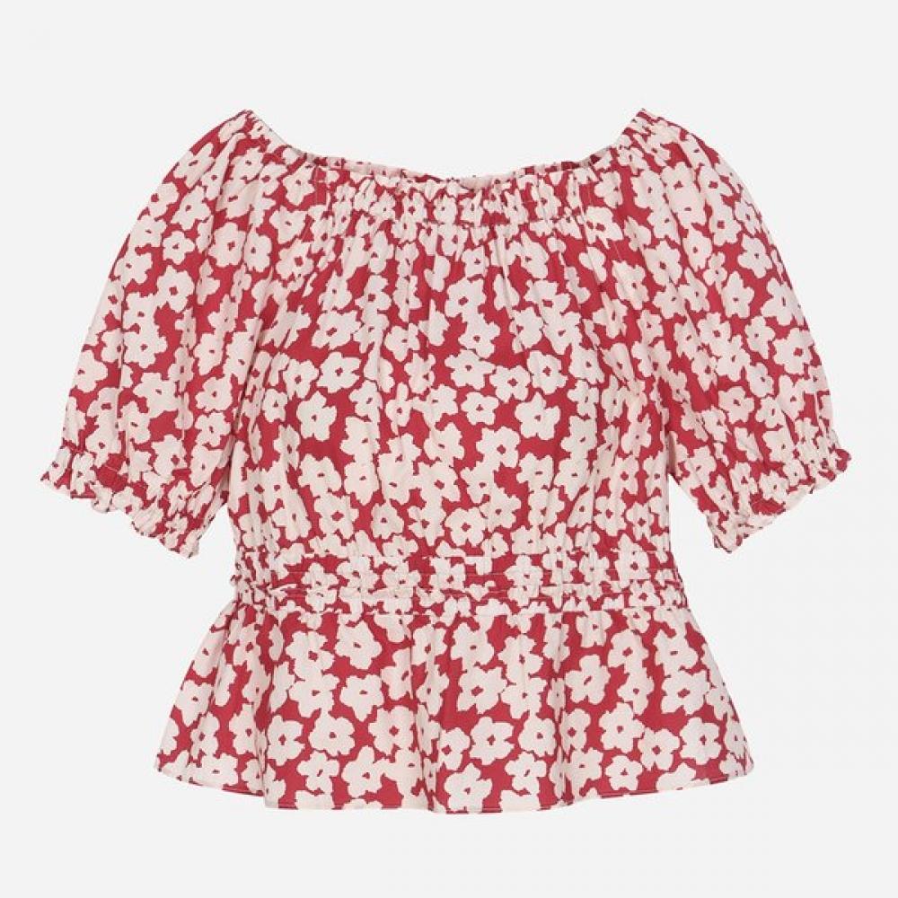 Thursday Island Women Shirring Point Flower Blouse T264mbl277w