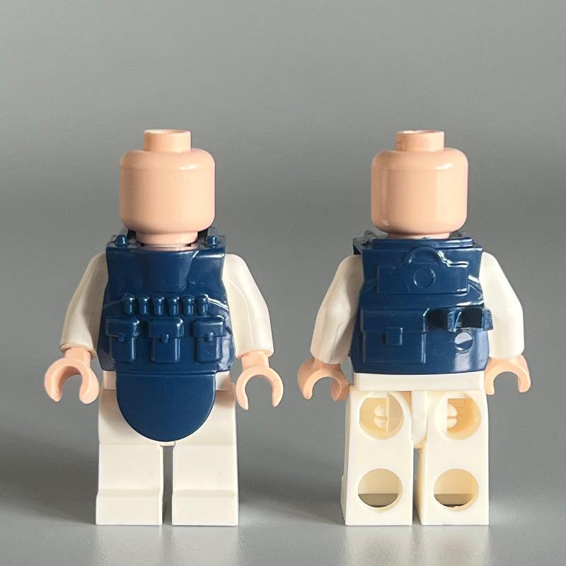 Compatible Building Block Miniature Body Armor Combat Single Vest Small Particle Building Block Accessories Toy Diy Assembly