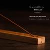 Chinese-Style Agarwood & Sandalwood Incense Set: Minimalist Solid Wood Incense Holder, Stand, Tray, and Portable Retro Burner.