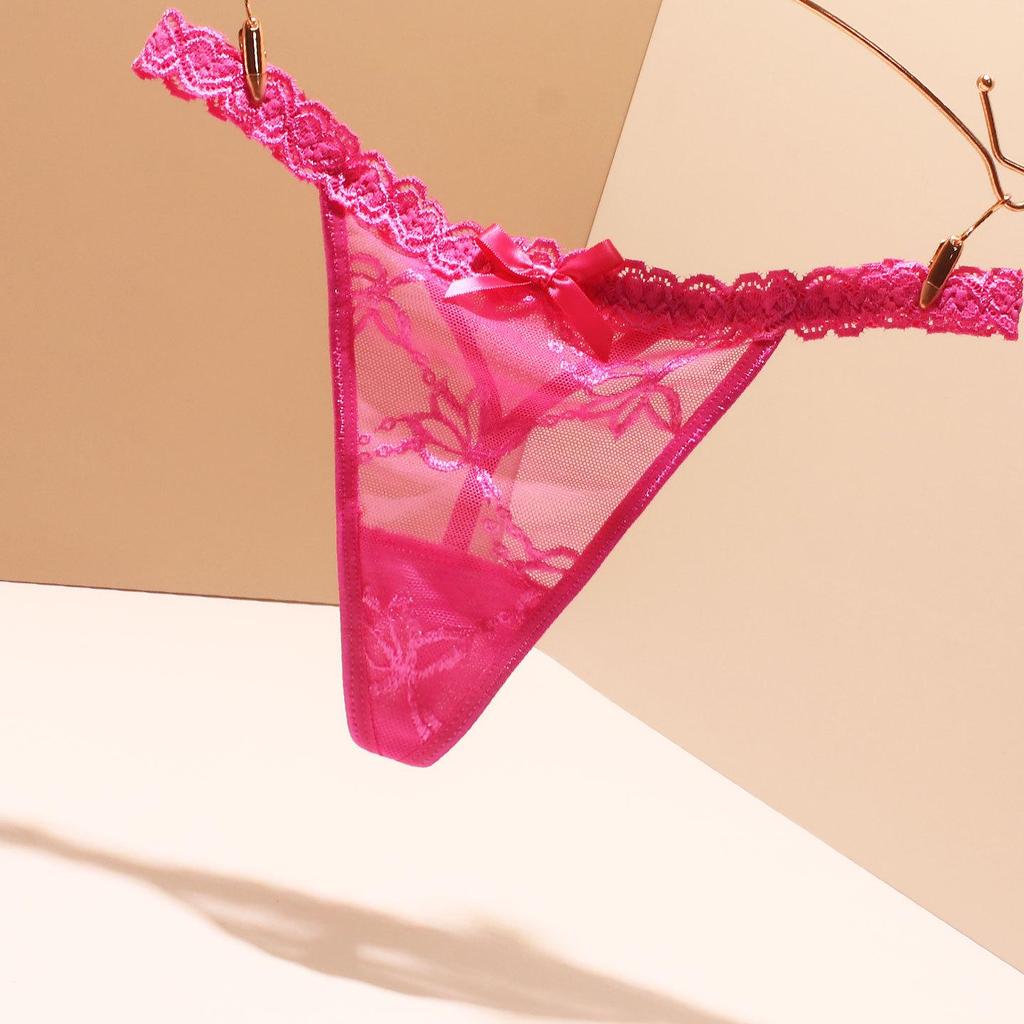 Ultra-Thin Transparent Japanese Low-Rise Thong with Soft Cotton Crotch