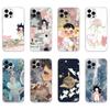 Aya Takano Gemälde Handyhülle Für iPhone 16,15,14,13,12,11 Plus,Pro,Max,XR,XS,Plus,E,Mini Transparent Weiche Hülle
