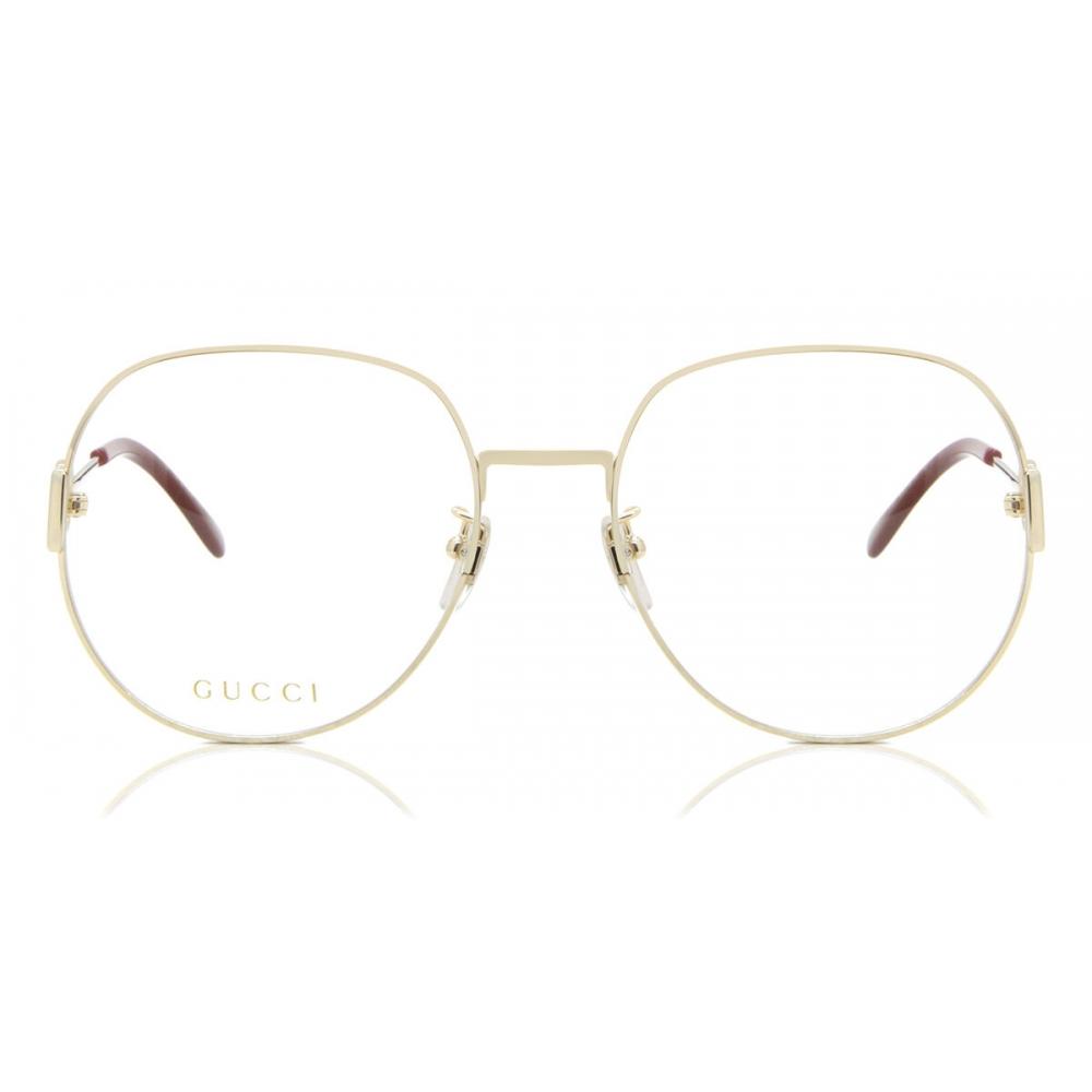 

Gucci Gg1208o 001 Women Eyeglasses Gold/58