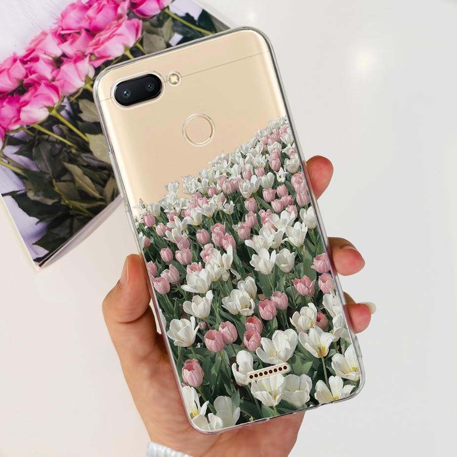 For Xiaomi Redmi 6 6A Case Cute Painted Cover Clear Silicone Phone Case Soft TPU Shell For Redmi 6A Redmi6 Redmi6A Fundas Bumper