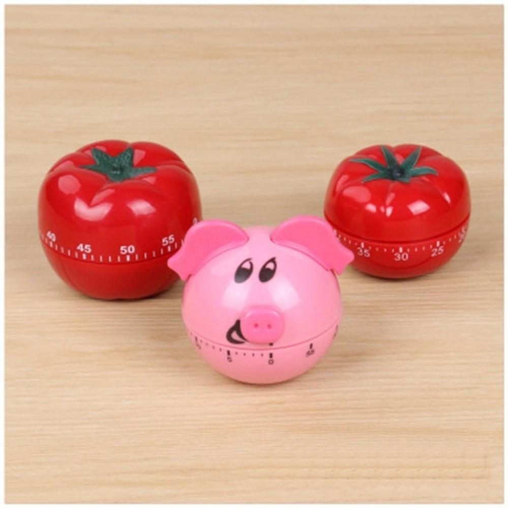 Manual Timer Mechanical Timer 60-Minute Countdown Timer Pig Shaped Timer  Practical Gift