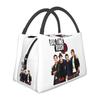 Big Time Rush Banda de Música Logo da Turnê Bolsa Térmica para Almoço Armazenamento Caixas de Comida Recipiente Portátil Cooler Lancheira Térmica Bolsa Tote