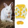   Vest Lsh Fruit Printing Lace Hem Hook and   Design Small Animal Harness Set for Chinchilla Ferret