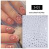 3D Silver Star & Moon Self-Adhesive Nail Decals