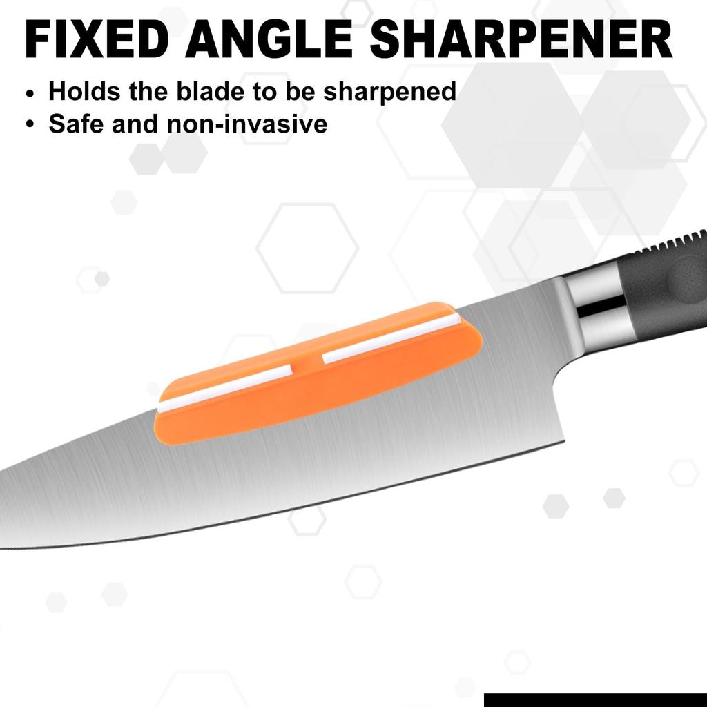 GOLD DEER Diamond Whetstone Perfect for and Includes Diamond Lapping Correction and Knife Sharpening Stone Ideal for Knife 8-Piece Set,