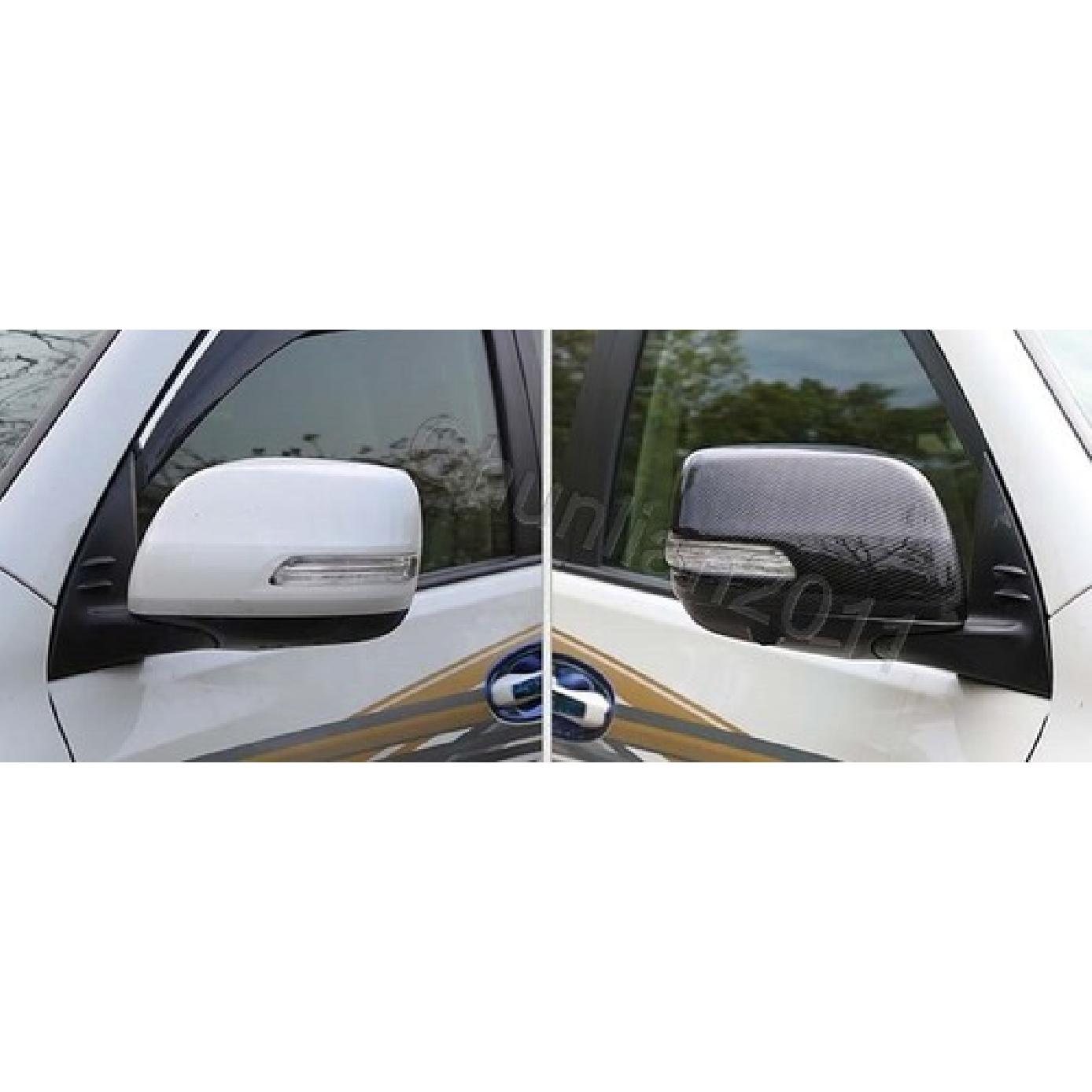 Для 2010- Toyota Prado FJ150 Накладка на зеркало заднего вида из углеволокна