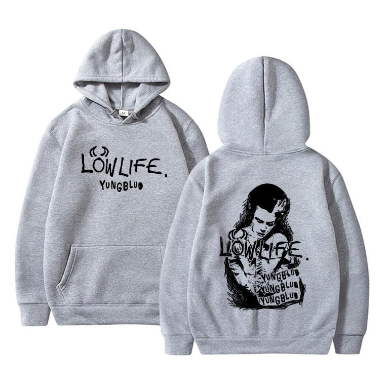 Zanger Yungblud Lowlife 2025 Hoodie Heren Dames Mode Gothic Rock Sweatshirt Heren Casual Fleece Katoen Vintage Pullover Hoodies