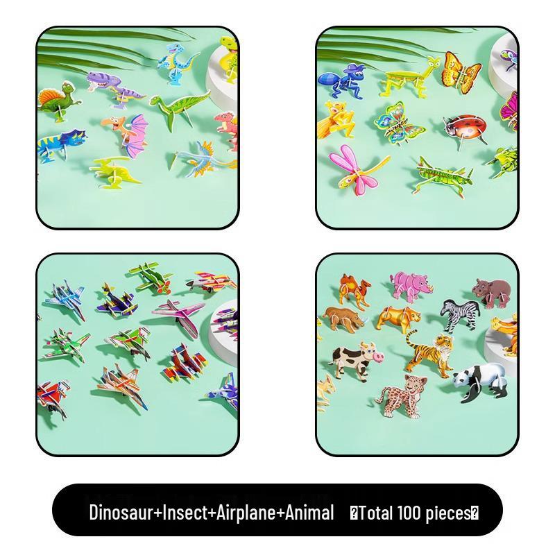 3D Insect Jigsaw Puzzle: Creative DIY Educational Toy for Kids