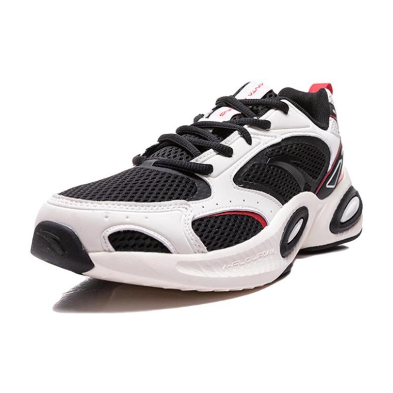 ANTA Running Shoes 'White Black Red' Sneakers
