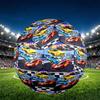 Hot Wheels Print Size 5 Soccer Ball, PU Wear Resistant Football for Match Training and Daily Practice, Birthday Gift for Soccer Fans