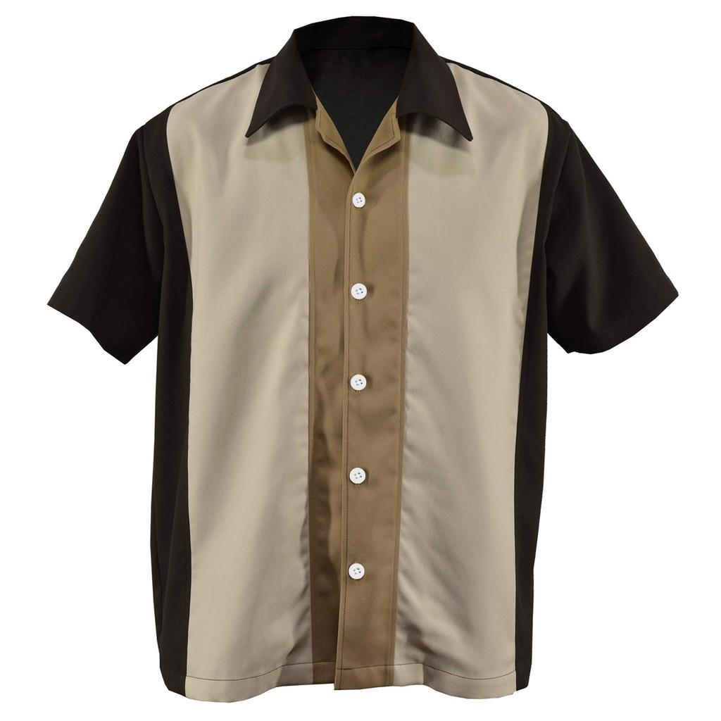 Havajská košile pro muže, pánské vintage košile na bowling s krátkým rukávem letní plážová košile