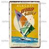 BEACH Metal Sign Vintage Plaque Surf Tin Sign Plate Wall Decor For Bar Pub Man Cave HawaiiKahunaSanta Barbara Poster Custom